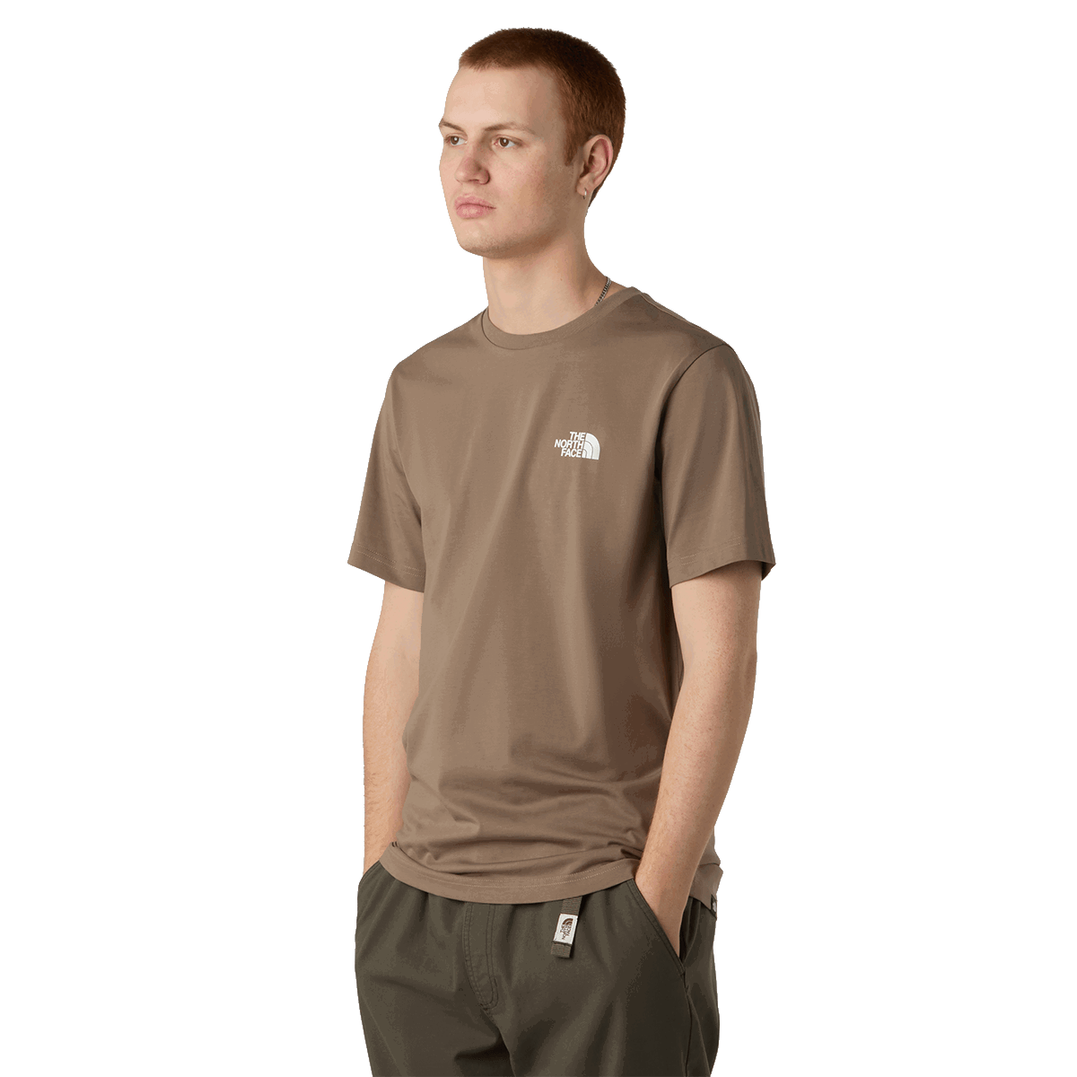 Tričko The North Face Simple Dome Short Sleeve T-Shirt Hnedá | NF0A87NGBOW1, 0