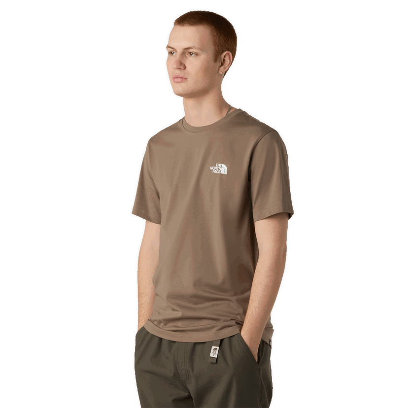 Tričko The North Face Simple Dome Short Sleeve T-Shirt Hnedá | NF0A87NGBOW1