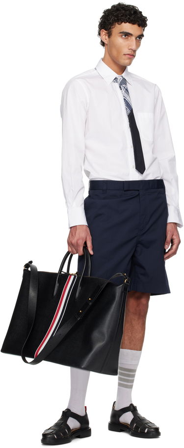 Šál Thom Browne Thom Browne Classic Bias Combo Madras Check Tie Modrá | MNL038C-07847, 2