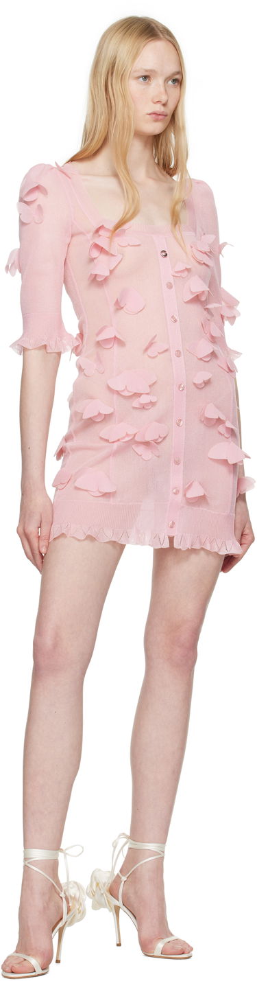 Šaty Coperni Coperni Knitted Butterfly Mini Dress Ružová | COPML143Y3015, 3