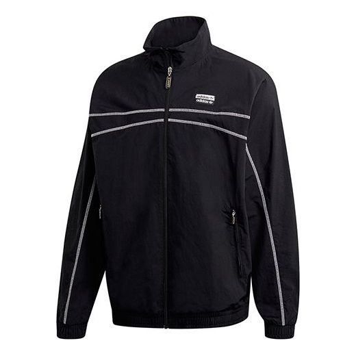 Bunda adidas Originals Slogan Tracktop Čierna | GI7437