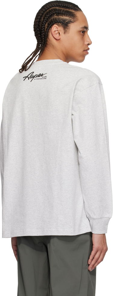 Tričko AAPE by A Bathing Ape AAPE by A Bathing Ape 'AAPE Theme AAPER' Long Sleeve T-Shirt Šedá | AAPLTM1610XXNWH2, 2