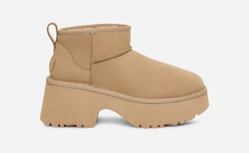 Tenisky a topánky UGG Classic Ultra Mini New Heights Booos Béžová | 1158311-MDSD