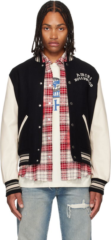 Bomber bunda AMIRI AMIRI Hollywood Bomber Jacket Čierna | AMOUBB1066, 0