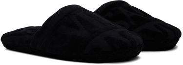 Tenisky a topánky Versace Allover Towel Slippers Čierna | ZSLB00009_1A07545, 3