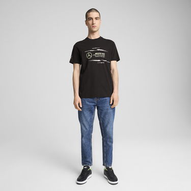 Tričko Puma Mercedes-AMG Petronas F1® Logo T-Shirt Čierna | 627343_01, 3