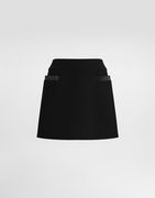 Dolce & Gabbana Double Crepe Basque Skirt