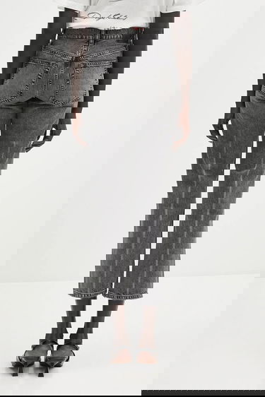 Džínsy Anine Bing Kate Jean High Waist Cropped Jeans Šedá | A.06.11158, 2