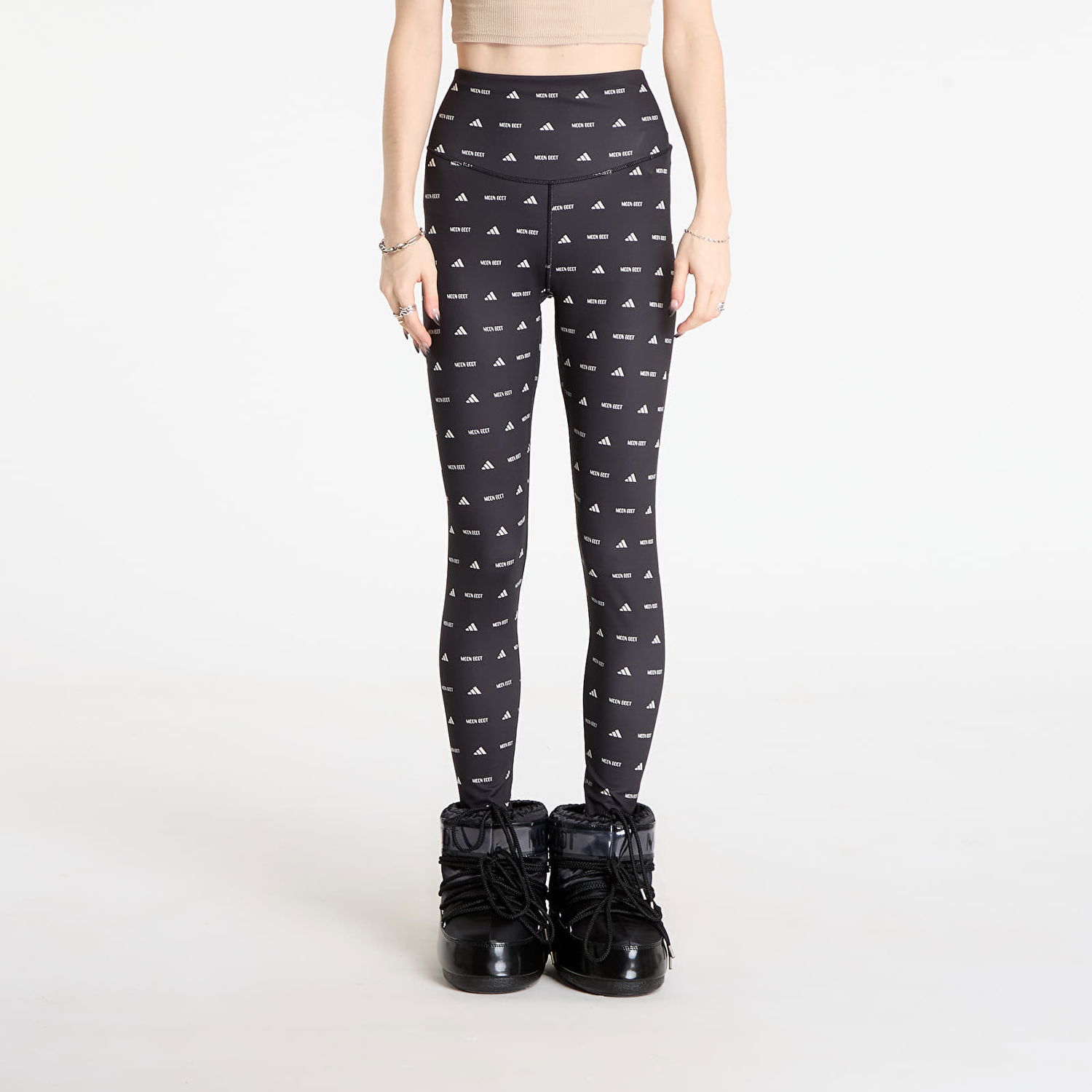 Legíny adidas Performance adidas x Moonboot All-Over Print Leggings Čierna | JM8912, 0