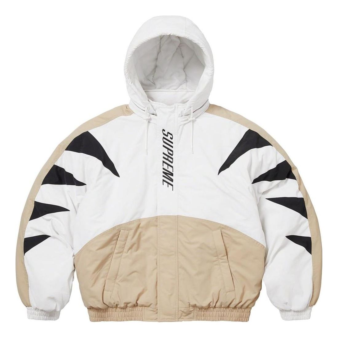 Prešívaná bunda Supreme Wildcat Sideline Puffer Jacket Biela | SUP-FW23-231, 0