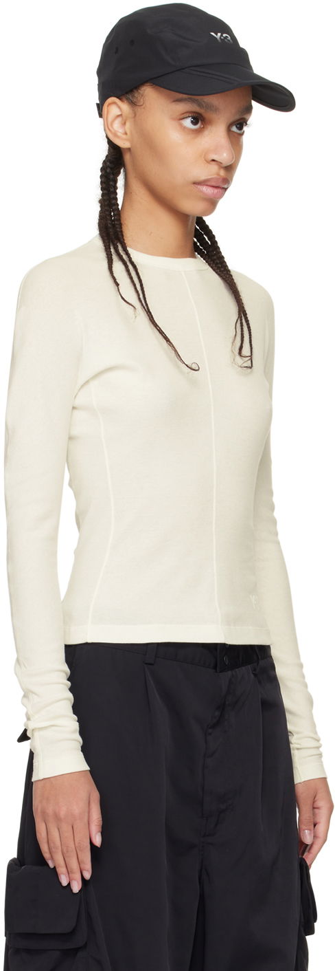 Sveter Y-3 Y-3 Crewneck Long Sleeve T-Shirt Čierna | IV7754, 1