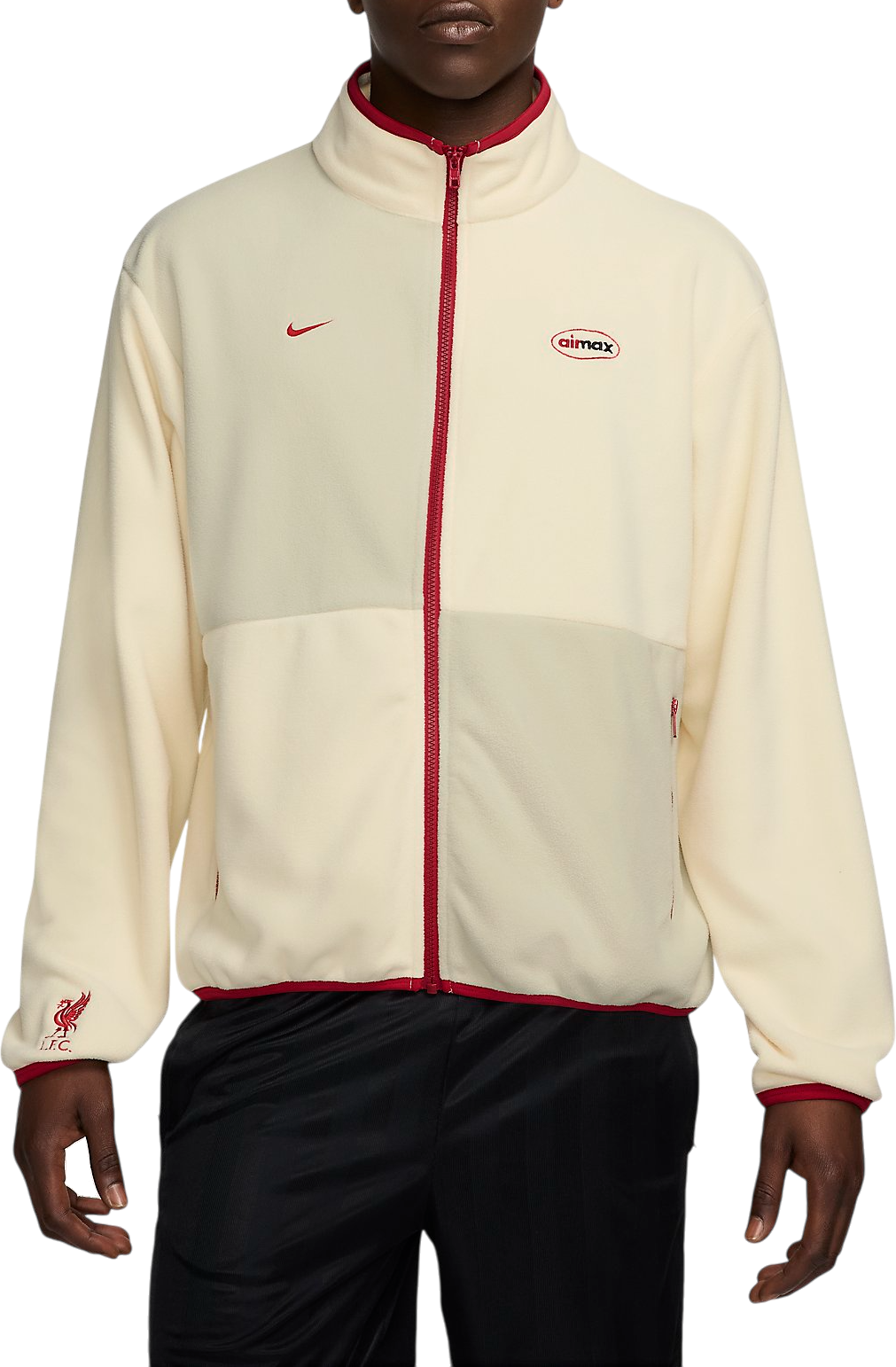 Bunda Nike Liverpool FC Nike Club+ Full-Zip Fleece Jacket Biela | hj1045-113, 0