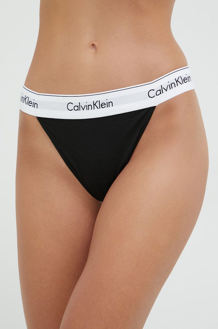 Nohavičky CALVIN KLEIN Brazilian Čierna | 000QF5981E.9BYY, 0