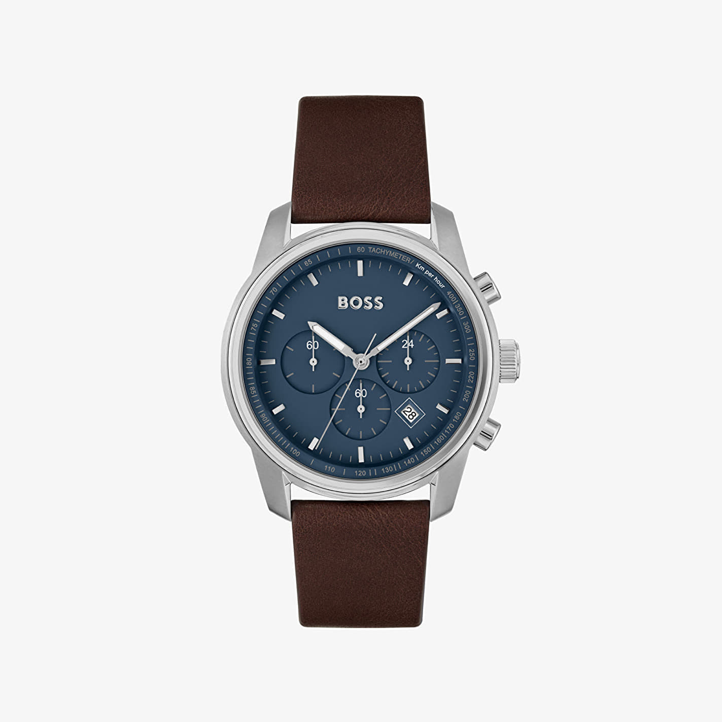 Hodinky BOSS Watch Trace Chronograph Tachymeter Metalická | 1514002, 0