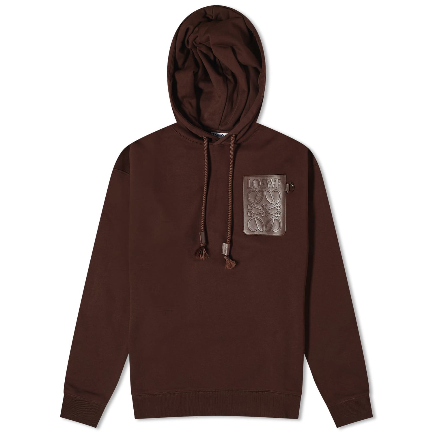 Mikina Loewe Anagram Patch Pocket Hoodie Hnedá | H526Y25X30-3270, 0