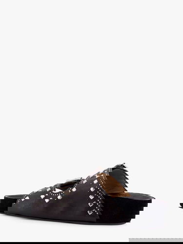 Tenisky a topánky ISABEL MARANT Studded Leather Slide Sandals Čierna | SD0118FAC1B04S01BK, 2