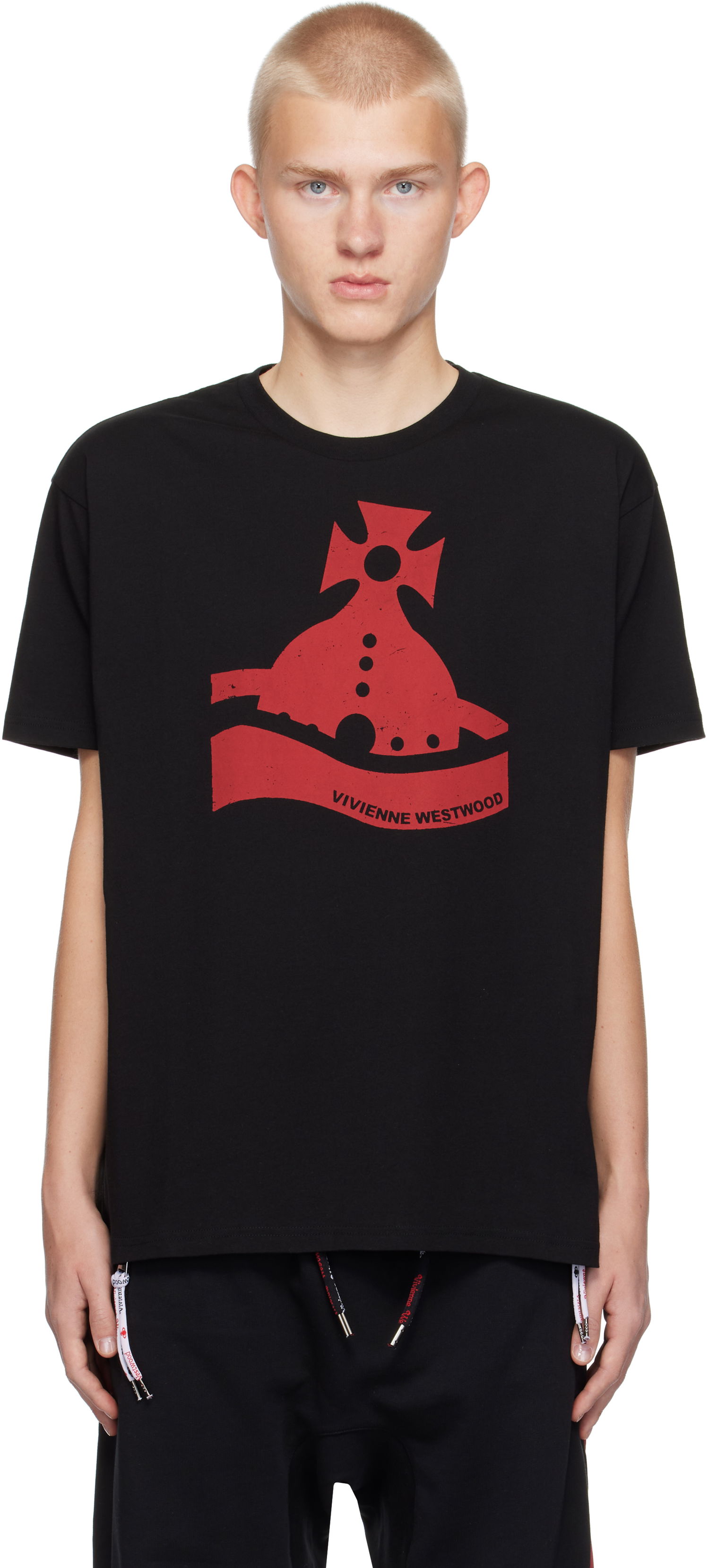 Tričko Vivienne Westwood Classic Sunken Orb T-Shirt Čierna | 3G01002F-J001M-, 0