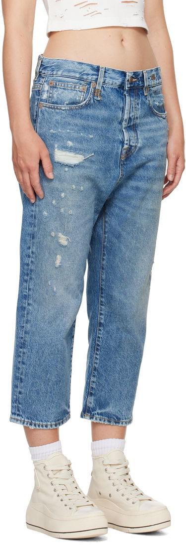 Džínsy R13 R13 Tailored Drop Jeans Modrá | R13W6452-969A, 4