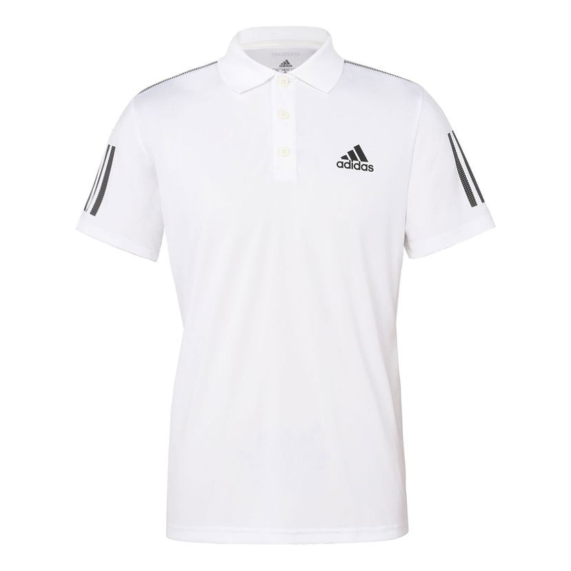 Polo tričko adidas Originals Club 3-Stripes Tennis Polo Shirt Biela | DU0849