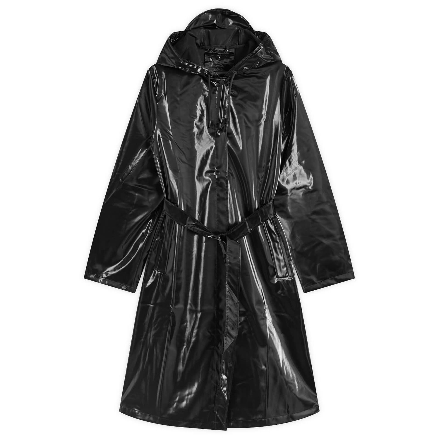 Kabáty Rains A-Line Long Rain Coat Čierna | 12040-29, 0