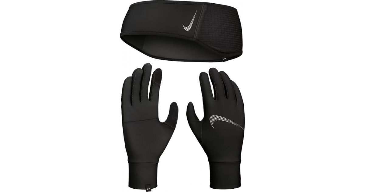 Running Gloves And Headband Set