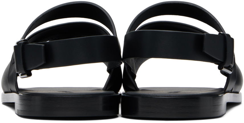 Tenisky a topánky Dolce & Gabbana Dolce&Gabbana Calfskin Sandals Čierna | A80433AO602, 1