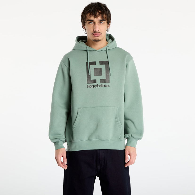 Mikina Horsefeathers Leader Hoodie Zelené | SM1355F