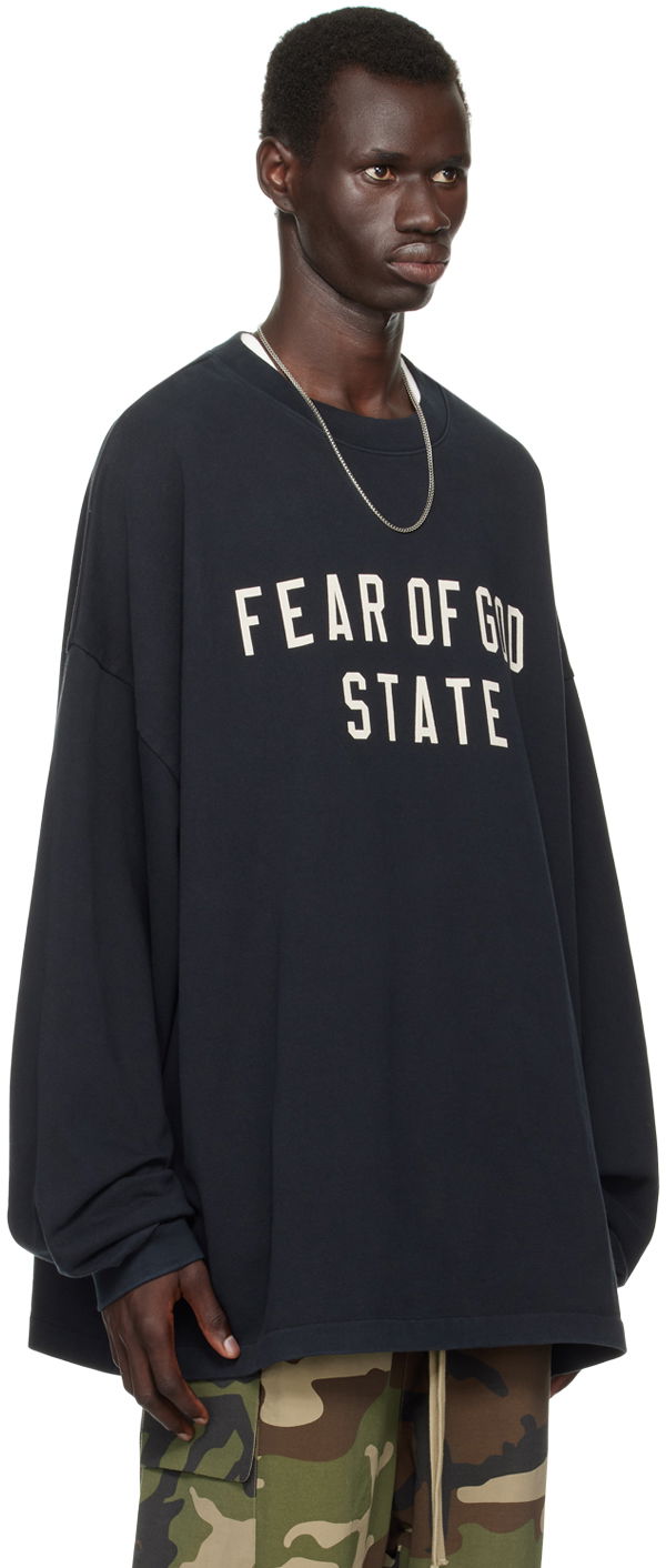 Sveter Fear of God Long Sleeve Crewneck T-Shirt Čierna | 125BT242010F, 1