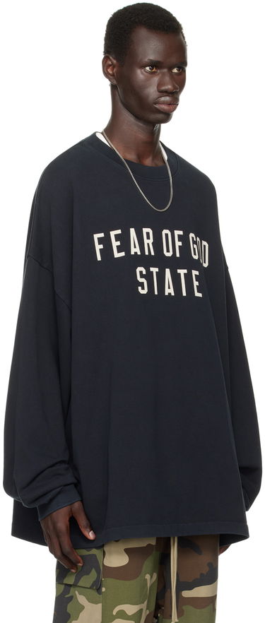 Sveter Fear of God Long Sleeve Crewneck T-Shirt Čierna | 125BT242010F, 1