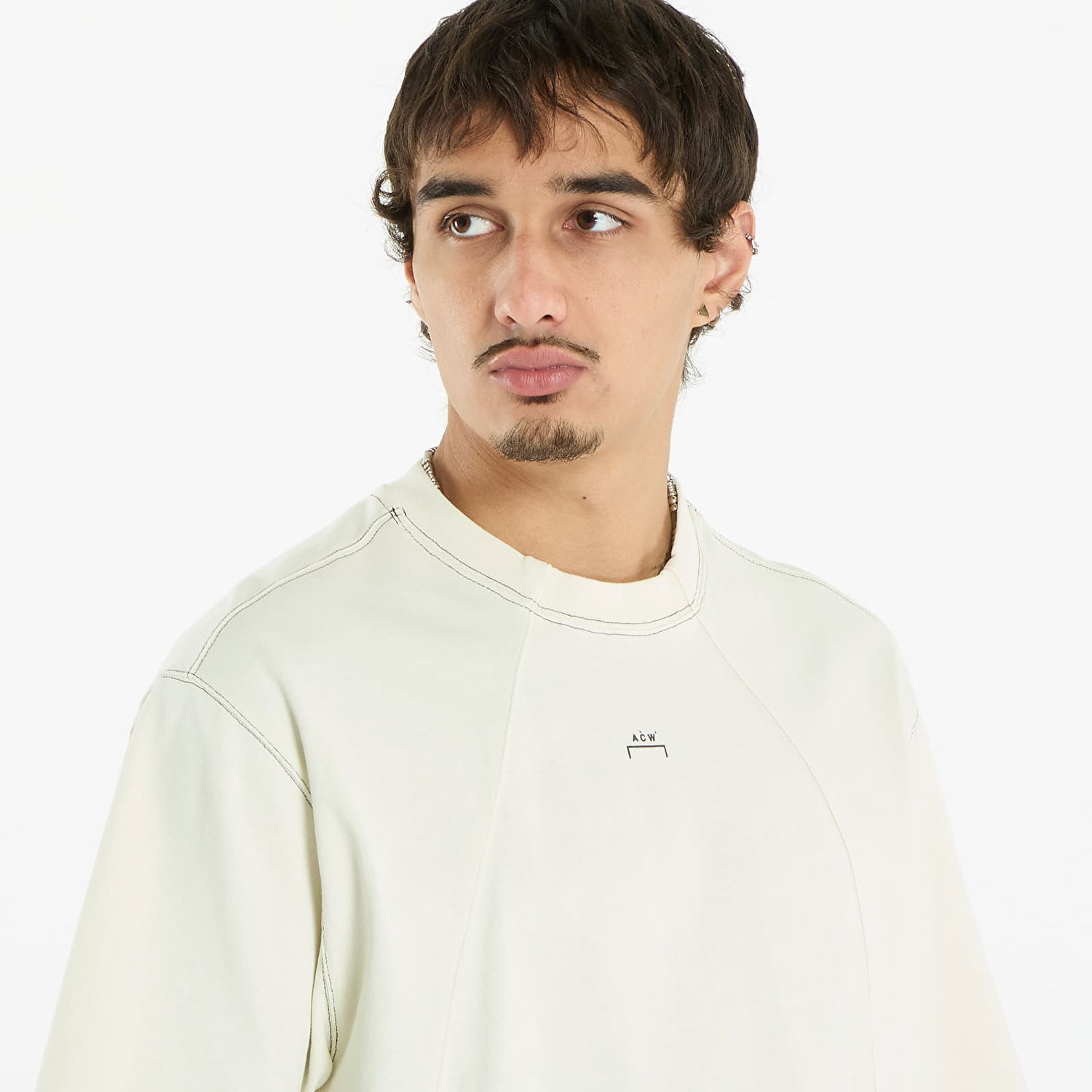 Tričko A-COLD-WALL* A-COLD-WALL* Millbank T-Shirt Biela | ACWMTS230 Beige, 1