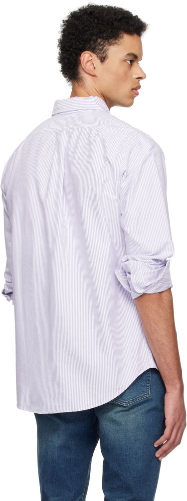 Košeľa Polo by Ralph Lauren Ralph Lauren Classic Fit Striped Oxford Shirt Fialová | 710942746003, 2