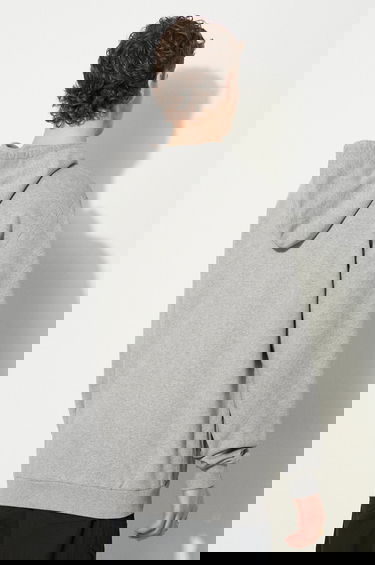 Mikina FJÄLLRÄVEN Fjallraven Logo Pullover Hoodie with Drawstring and Kangaroo Pocket Šedá | F84144, 1