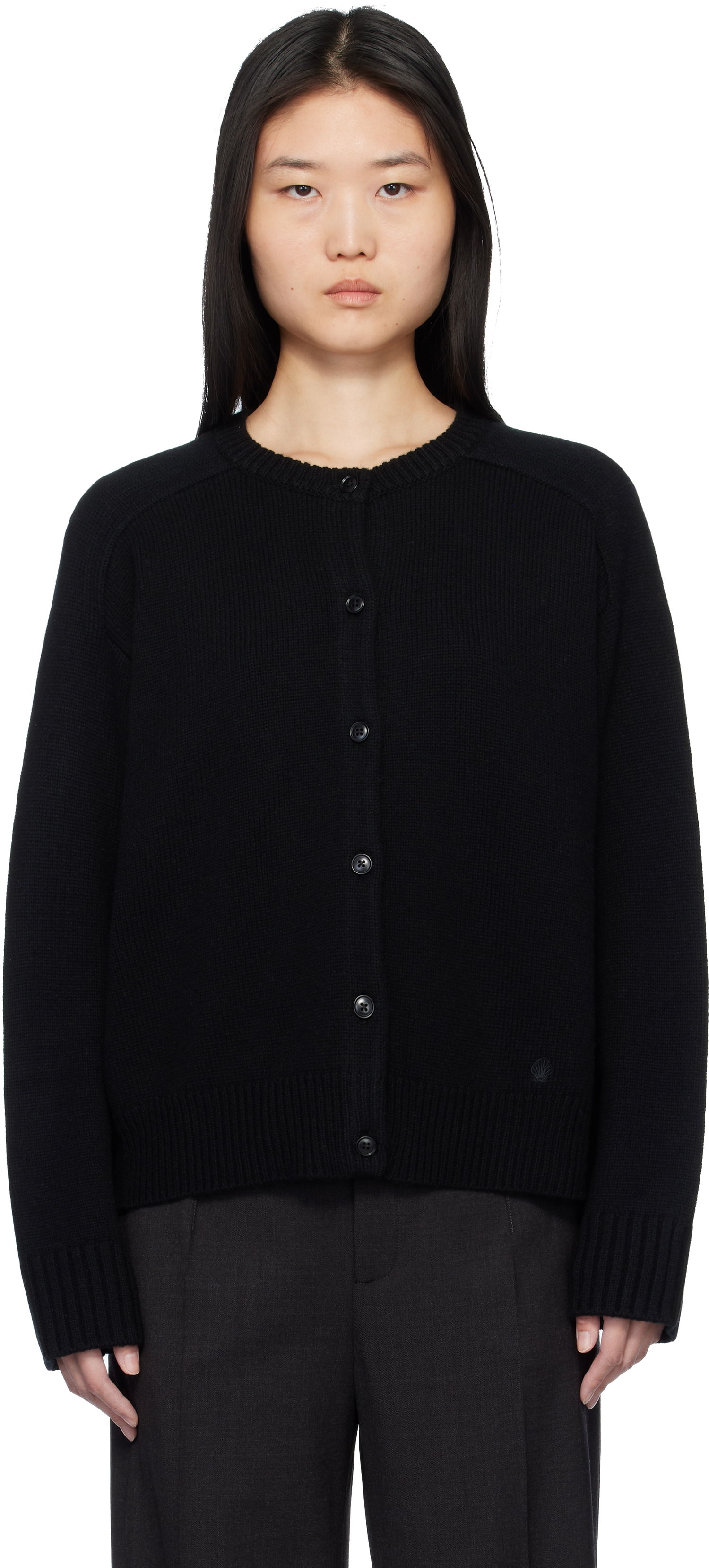 Sveter Loulou de Saison Loulou de Saison Aidar Cardigan Čierna | AIDAR, 0