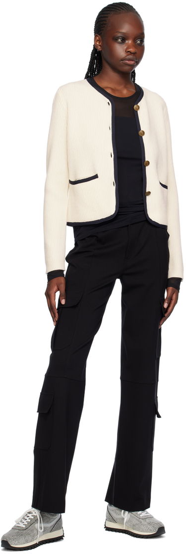 Sveter rag & bone Rag & Bone Women's Nancy Buttoned Cardigan Biela | WAS23H034US34, 3