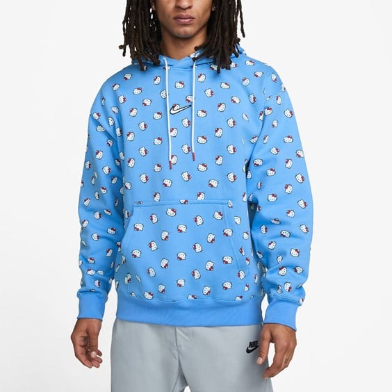Mikina Nike Hello Kitty x Fleece Hoodie Modrá | DR5515-412, 0