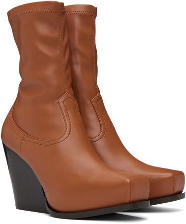 Tenisky a topánky Stella McCartney Stella McCartney Cowboy Ankle Boots Hnedá | 810134W1IL0, 3
