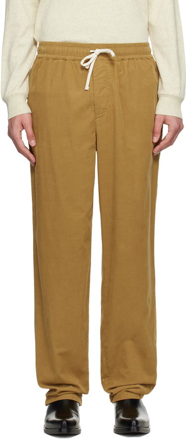 Nohavice ISABEL MARANT Nirlen Corduroy Drawstring Trousers Béžová | PA0468HB-C1I10H, 0