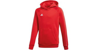 Mikina adidas Originals Core 18 Hoodie Červená | cv3431, 1
