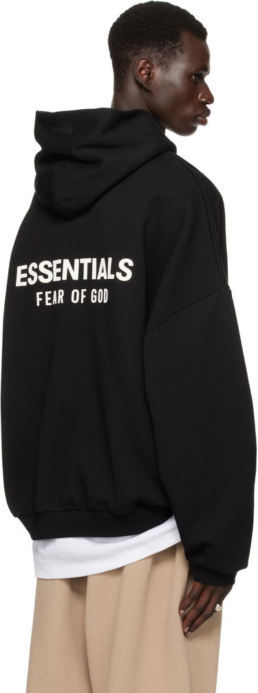 Mikina Fear of God Fear of God ESSENTIALS Fleece Hoodie Čierna | 192HO246250F, 2