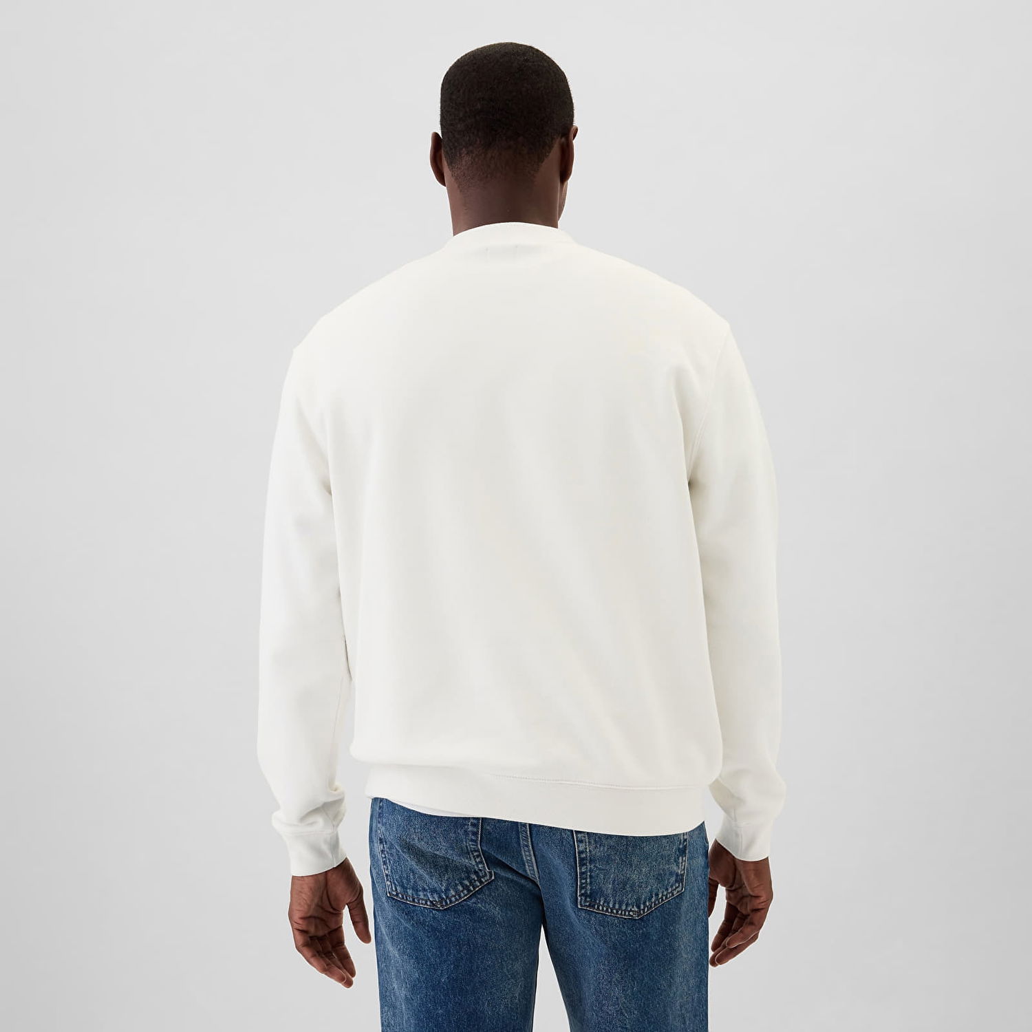 Mikina GAP Brannan Crew Carls Stone Biela | 526908-01, 1