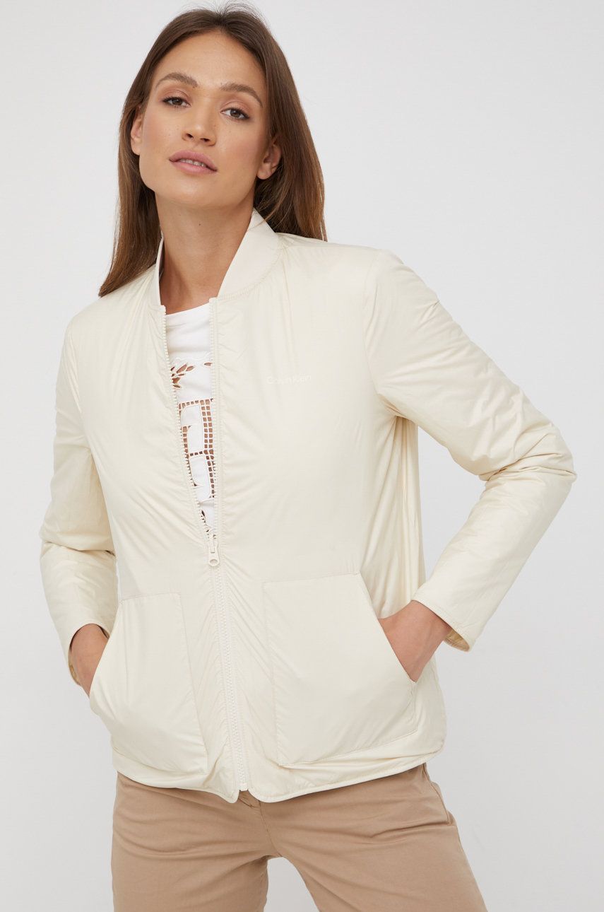 Bunda CALVIN KLEIN Jacket Béžová | K20K203640.PPYY, 0
