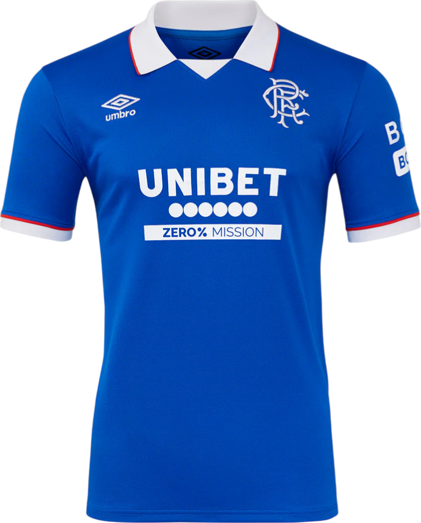 Dres Umbro Rangers FC Home Jersey 2025/26 by Umbro Modrá | tm10993-030