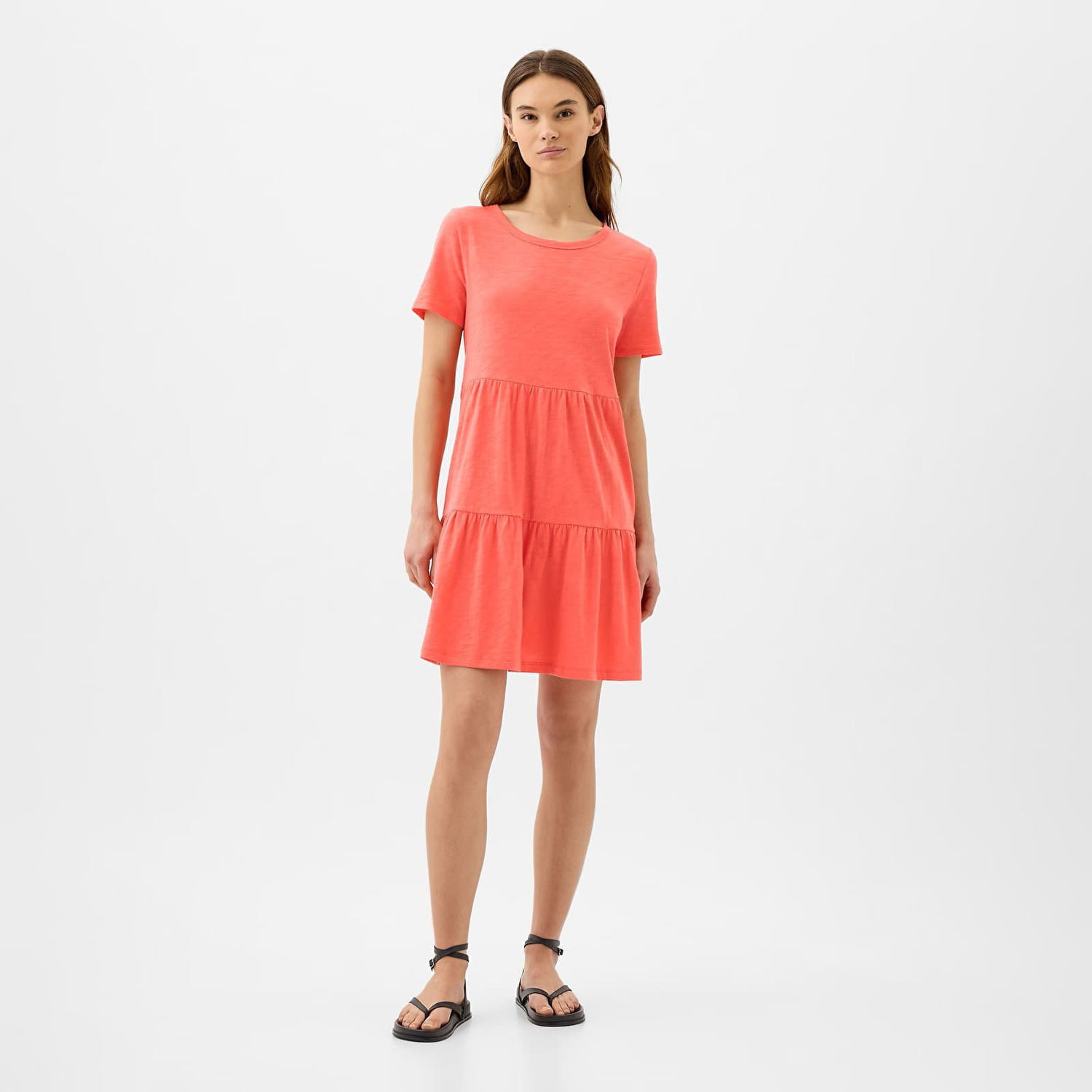 Šaty GAP Dresses Knit Dress Cayenne Červená | 863186-00, 0
