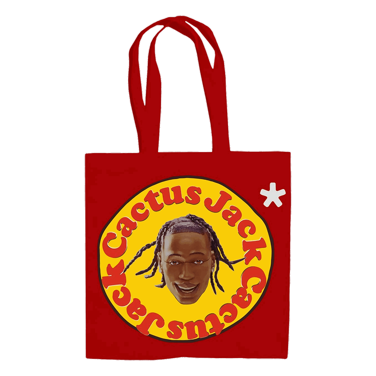 Tote bag Cactus Jack by Travis Scott Cactus Plant Flea Market x 60 Seconds Tote Červená | CJMD AB152 RED, 0