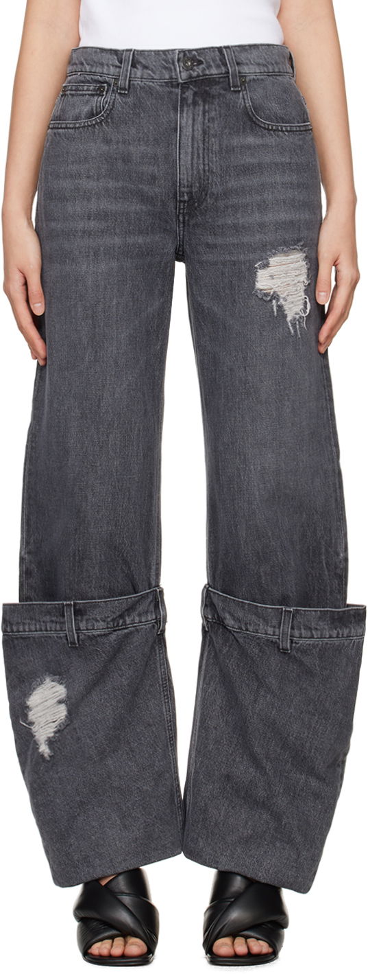Džínsy JW Anderson SSENSE Exclusive Gray Bucket Jeans Šedá | DT0056-PG1195929, 0