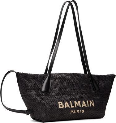 Tote bag Balmain Small Track Woven Tote Čierna | GN1FD039TRAA, 1