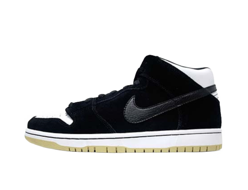 Tenisky a topánky Nike SB SB Dunk Mid Black White Gum Čierna | 314383-013