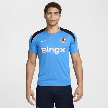 Tričko Nike Dri-FIT Chelsea FC Strike Tyrkysová | FN9813-436, 3