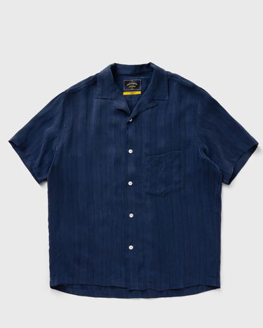 Košeľa Portuguese Flannel Seersucker Short Sleeve Shirt Navy | SS25.025.BLUE, 1