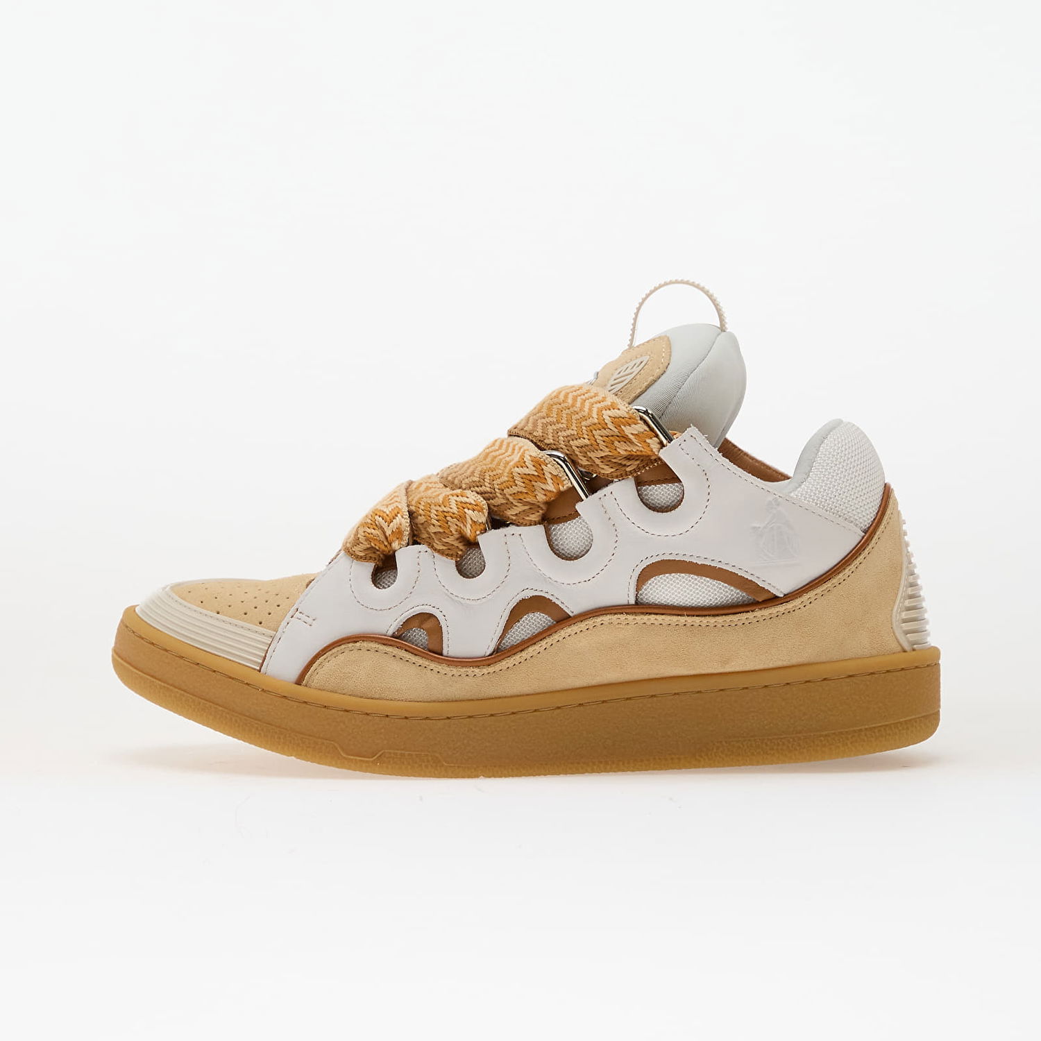 Tenisky a topánky LANVIN Curb Sneakers Optic White/ Honey EUR 43 Béžová | FU-SKDK12-BICO-E25-B083, 0